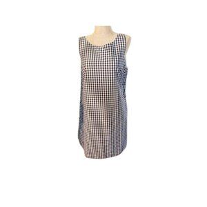 Vineyard Vines Size 10 Gingham Plaid Lined Sleeveless Dress